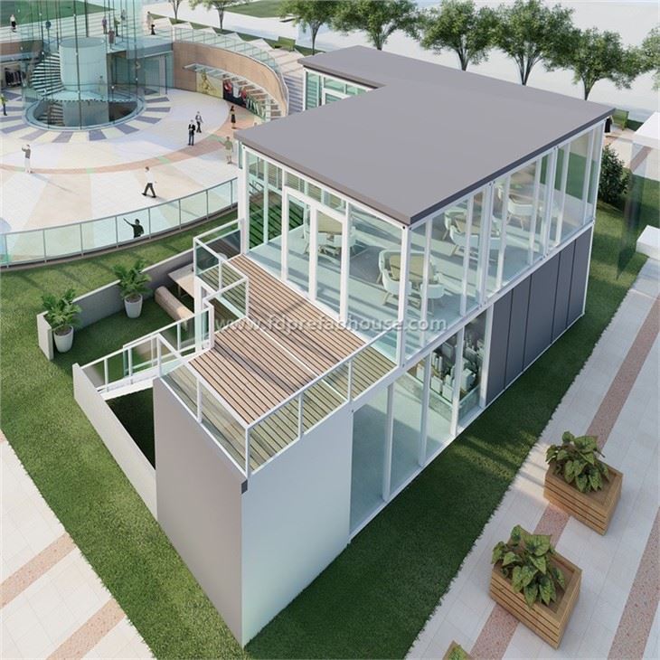 Showroom di container modulari a New York