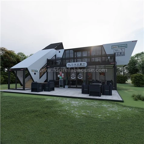 Ristorante prefabbricato per container combinati